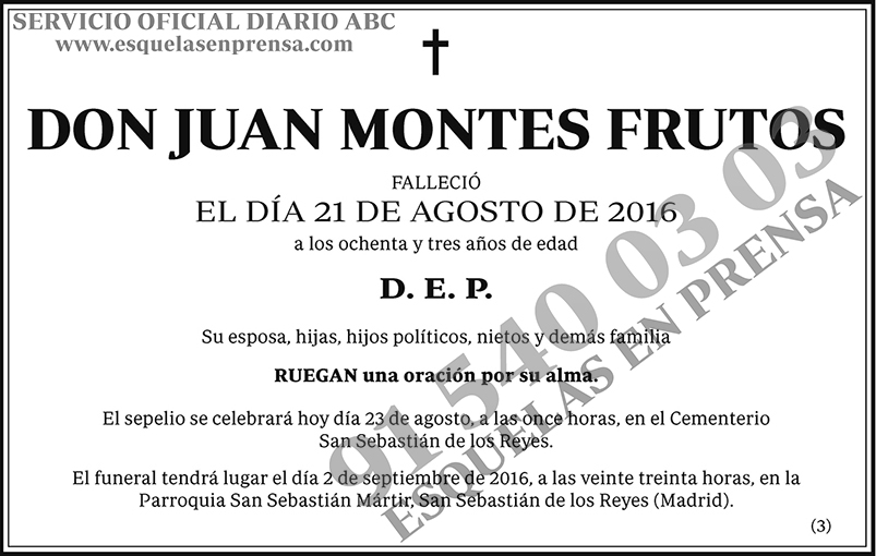 Juan Montes Frutos